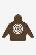 RC State  - Oversize Fleeced Hoodie (Brown)