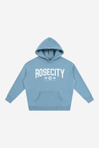 RC State  - Oversize Fleeced Hoodie (Baby Blue)