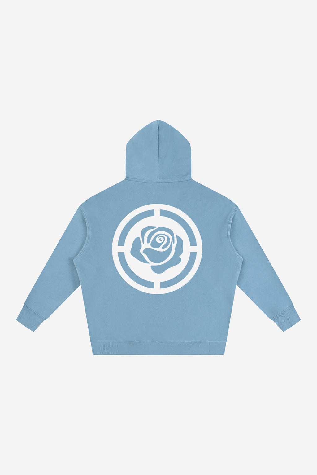 RC State  - Oversize Fleeced Hoodie (Baby Blue)