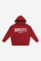 RC State  - Oversize Fleeced Hoodie (Red)