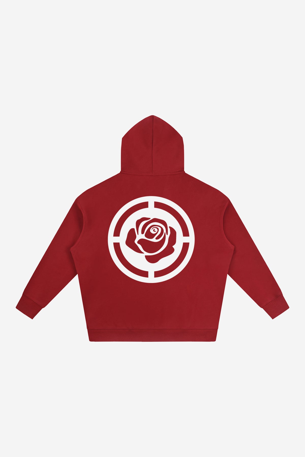 RC State  - Oversize Fleeced Hoodie (Red)