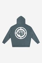 RC State  - Oversize Fleeced Hoodie (Gray Blue)