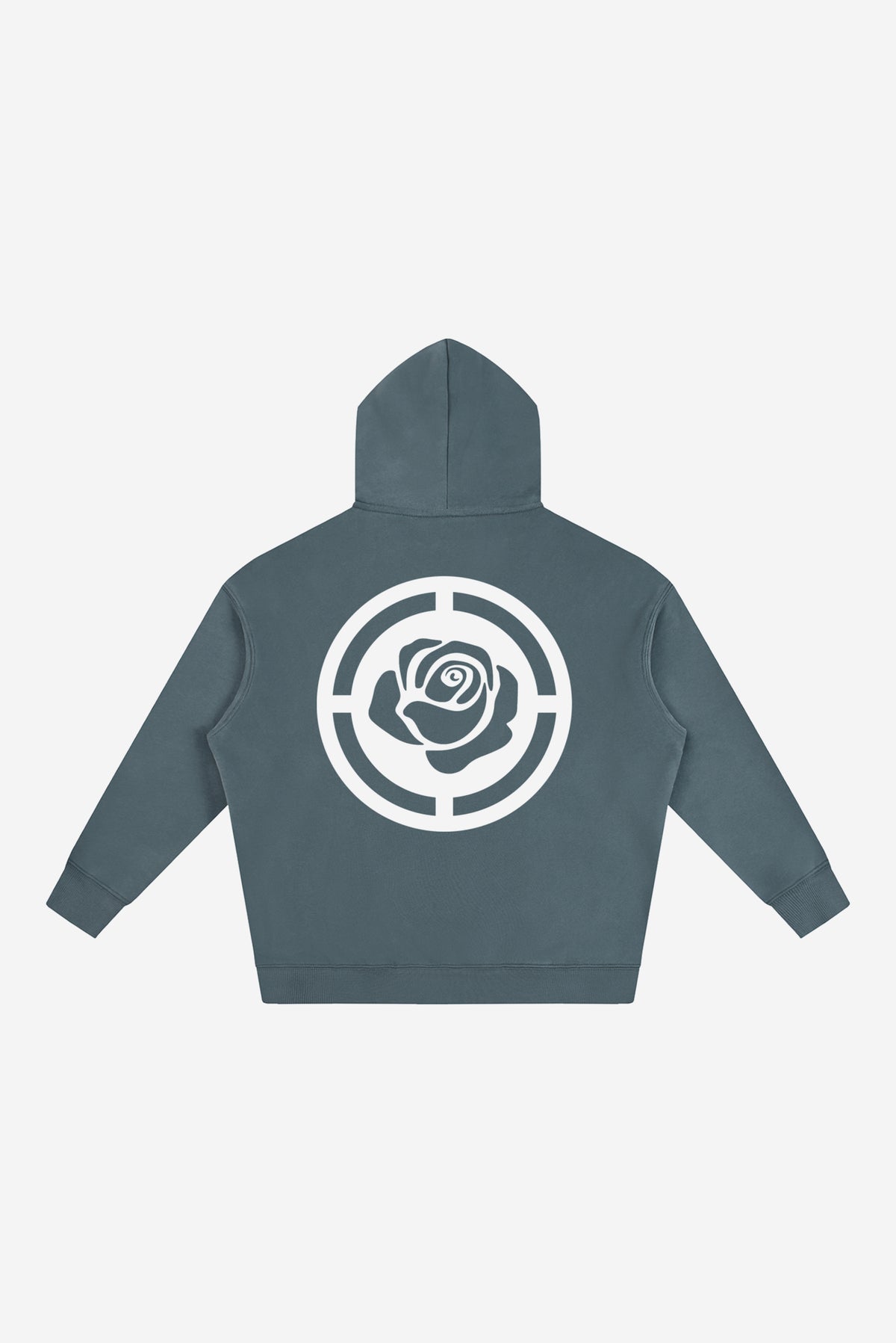 RC State  - Oversize Fleeced Hoodie (Gray Blue)