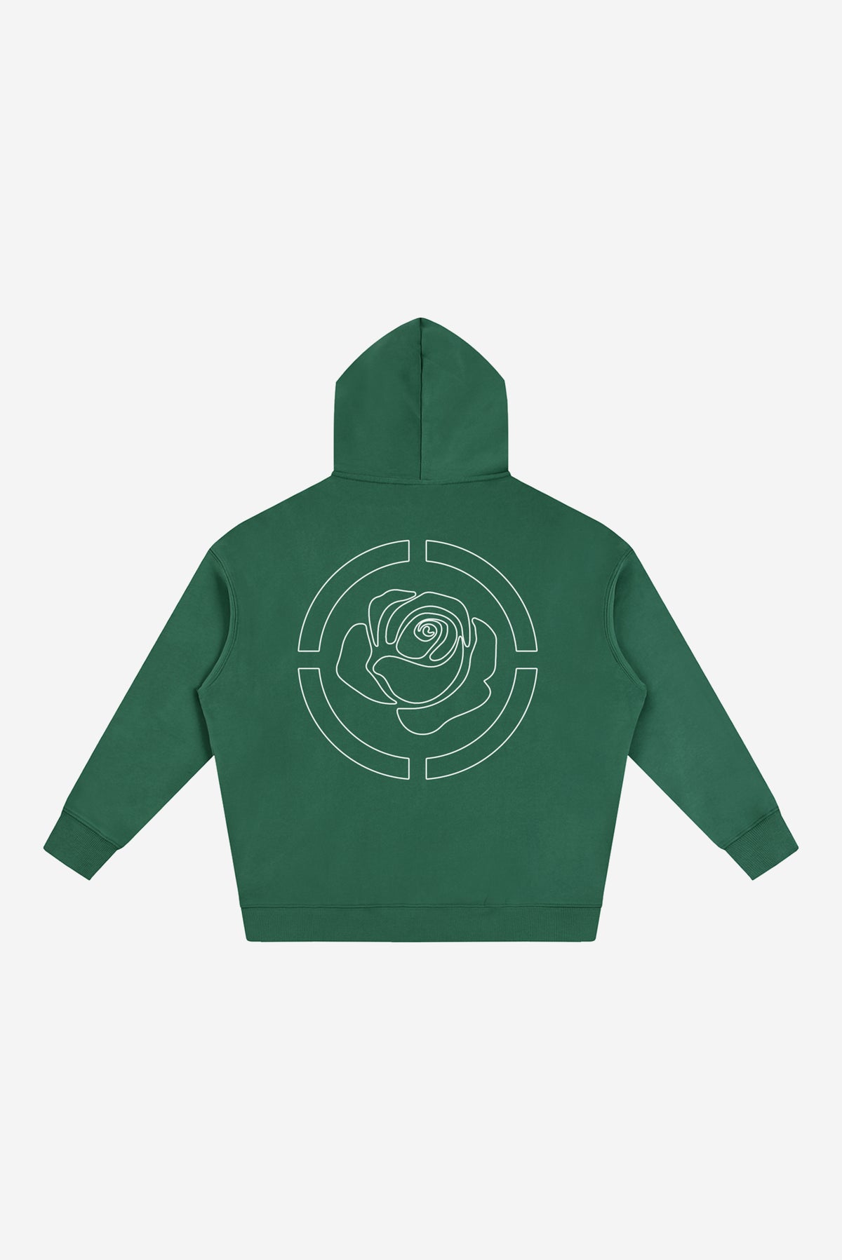 Rose City Essentials - Oversize Fleeced Hoodie (Eden)