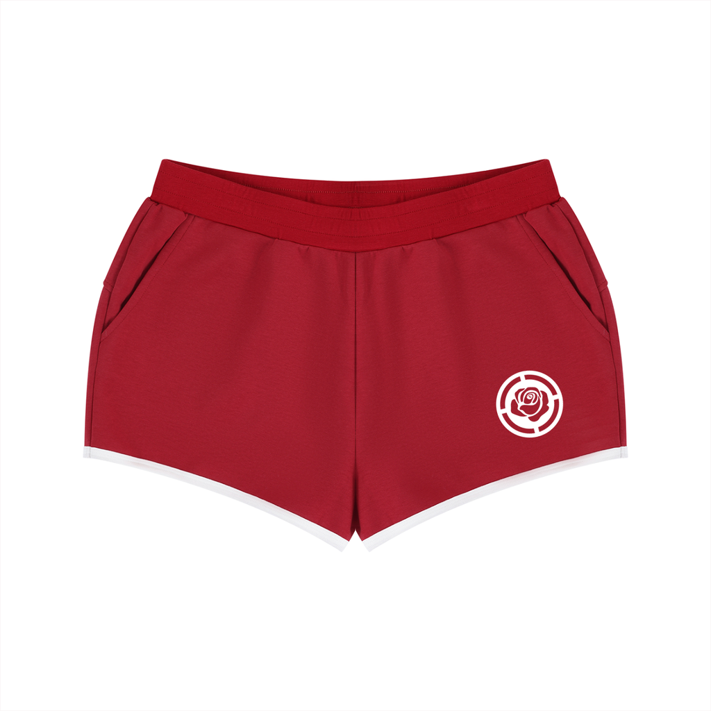 Women's Retro Contrast Binding Shorts