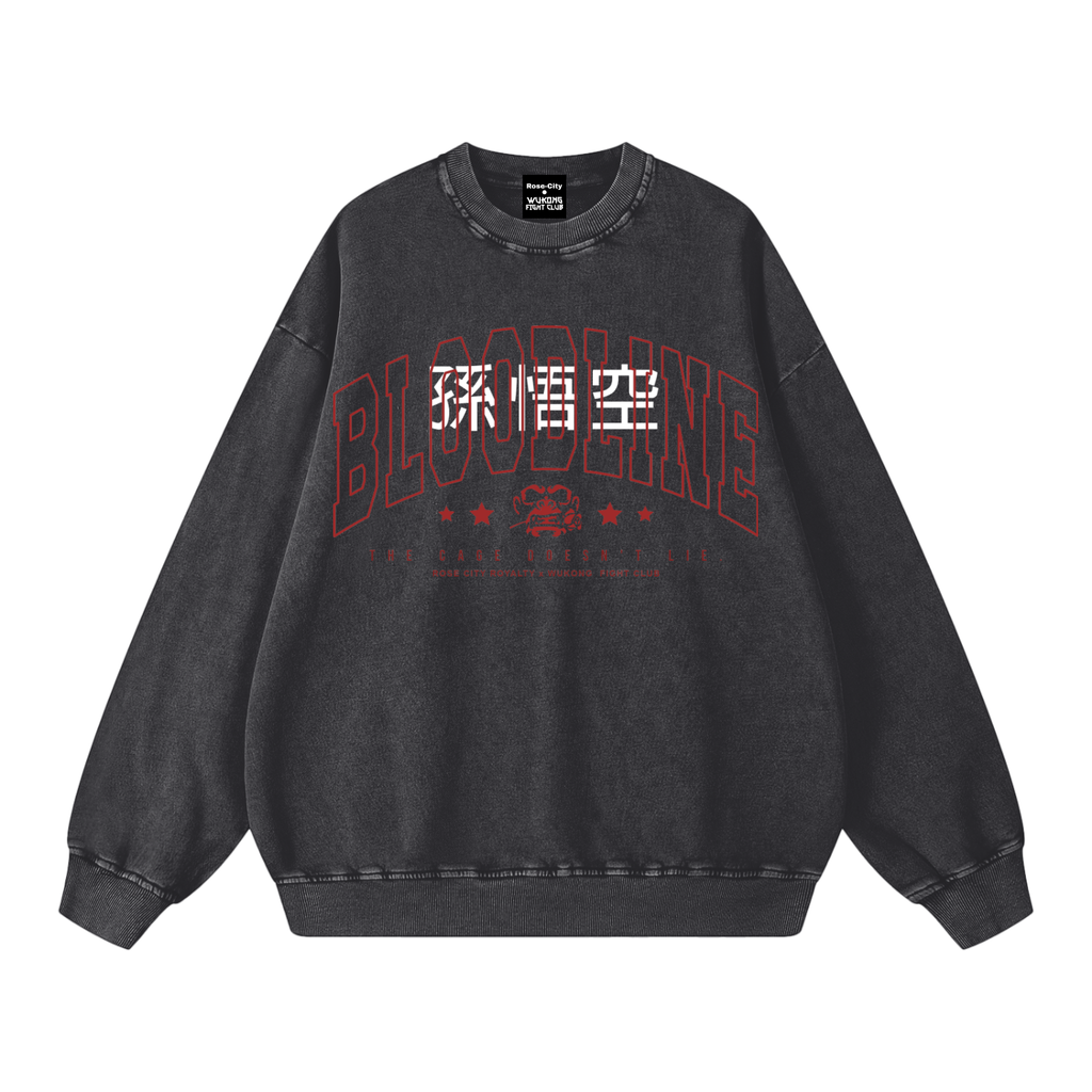 Snow Washed Oversized Sweatshirt