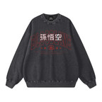 Snow Washed Oversized Sweatshirt